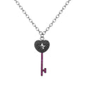 COLLAR CORTO DIJE LLAVE CORAZON