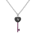 COLLAR CORTO DIJE LLAVE CORAZON