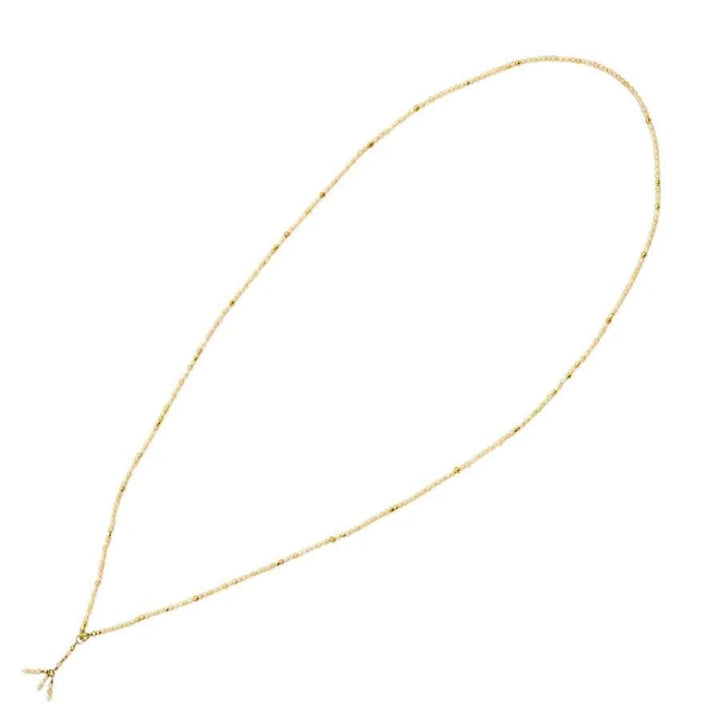 COLLAR-PULSERA ESFERAS DE CUARZO RUTILADO