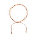 PULSERA ESFERAS ÓNIX NARANJA - PIRITA
