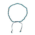 PULSERA ESFERAS ÓNIX AZUL - PIRITA
