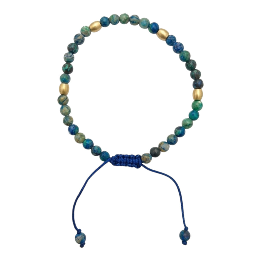 PULSERA ESFERAS DE JASPE MIXTO