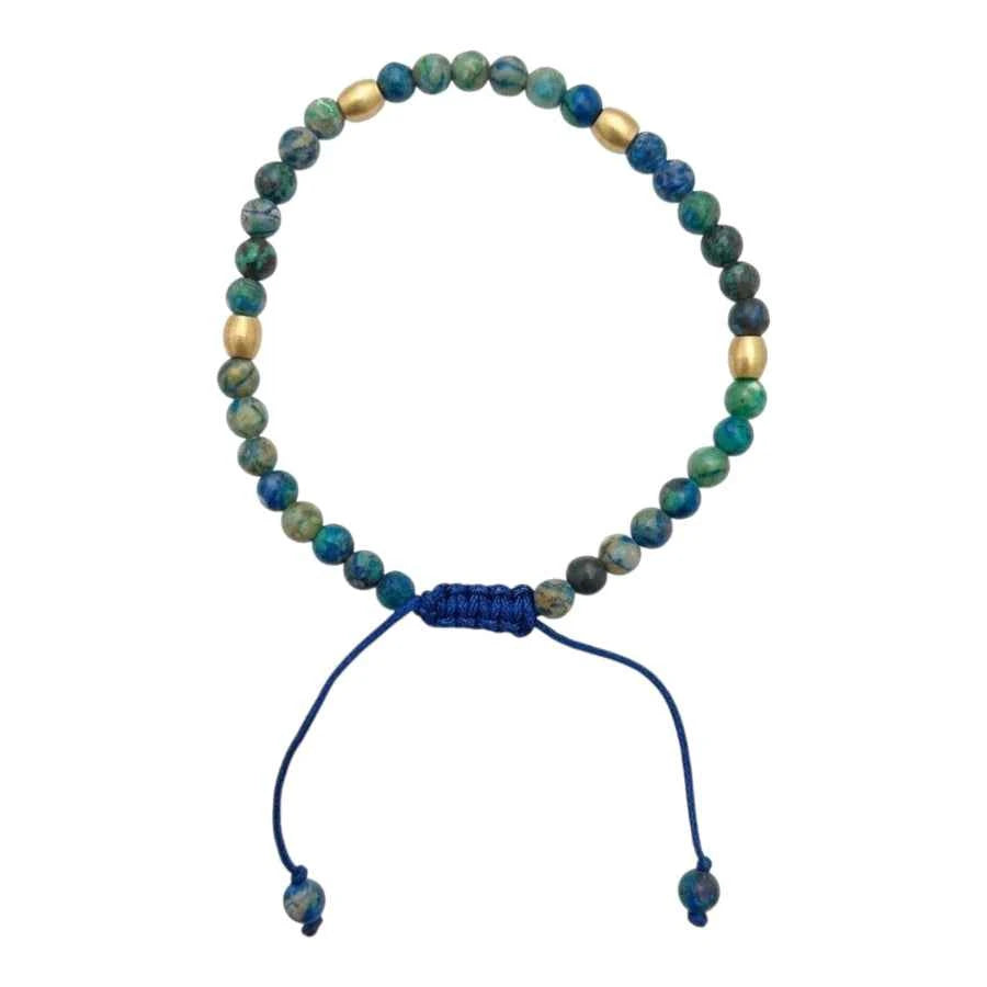 PULSERA ESFERAS DE JASPE MIXTO