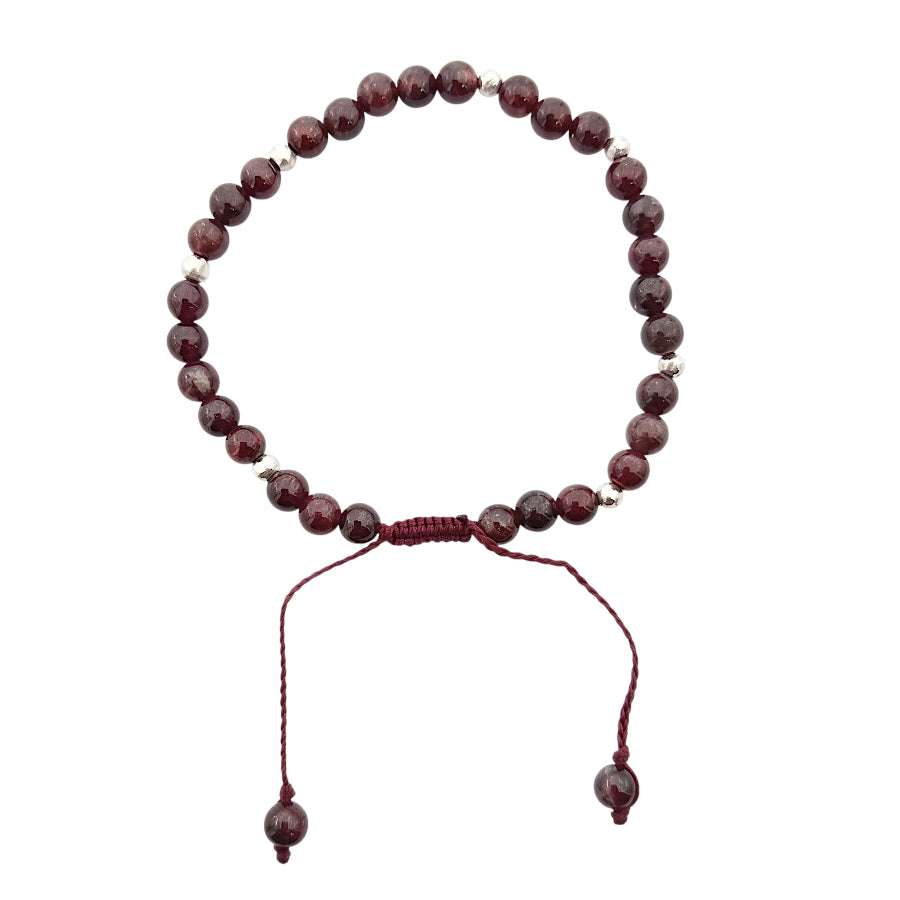 PULSERA ESFERAS DE GRANATE