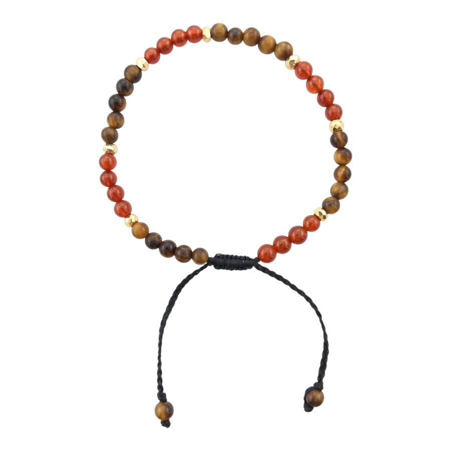 PULSERA UNISEX CORNALINA
