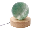 Esfera de Fluorita Iluminada - en forma de esfera