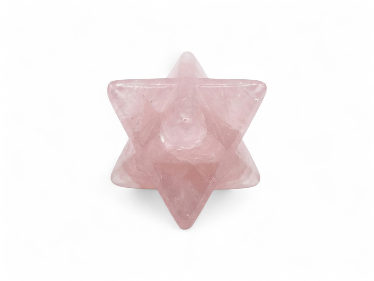 Merkaba Cuarzo Rosa - pieza natural | Mineralia