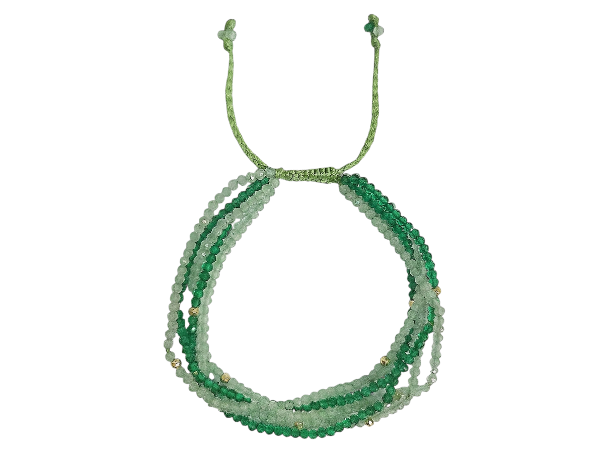 Brazalete de Onix Verde - pulsera de piedras