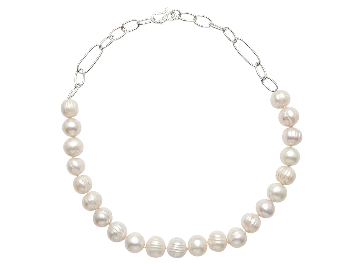 COLLAR DE PERLA BLANCA