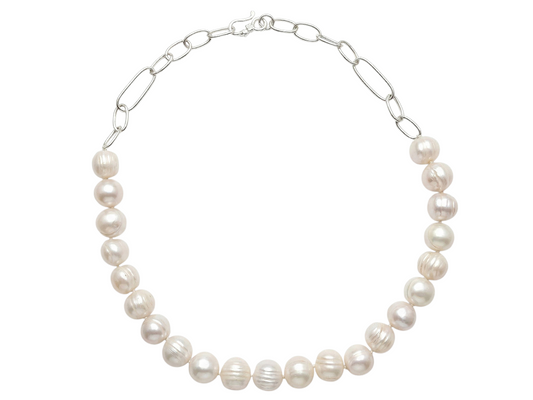 COLLAR DE PERLA BLANCA