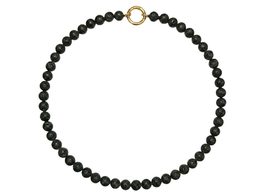 COLLAR DE PIEDRA VOLCANICA