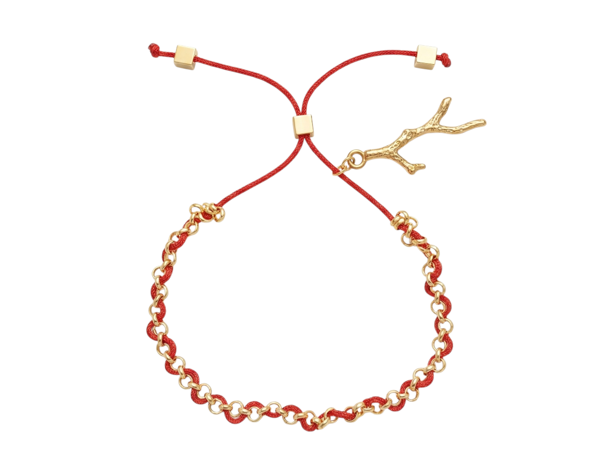 Pulsera Dije Coral - pulsera de piedras