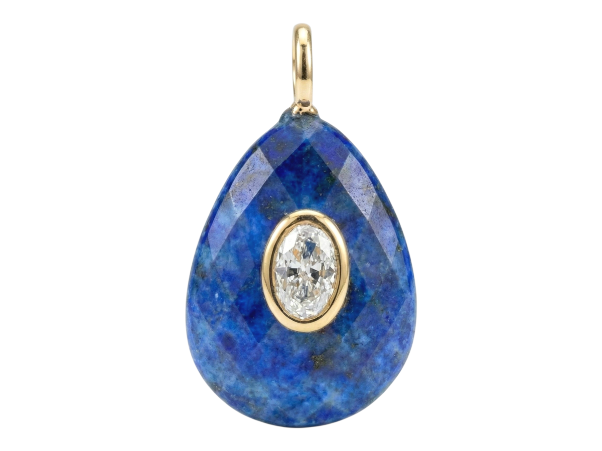 DIJE OVAL LAPISLAZULI