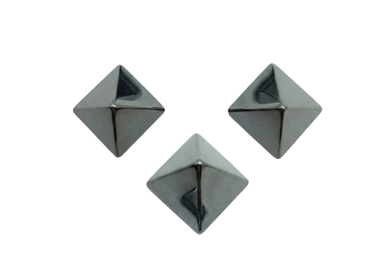 Set de Tres Pirámides de Acerina - vista lateral