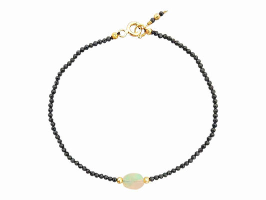 PULSERA DE ESPINELA CENTRO ÓPALO