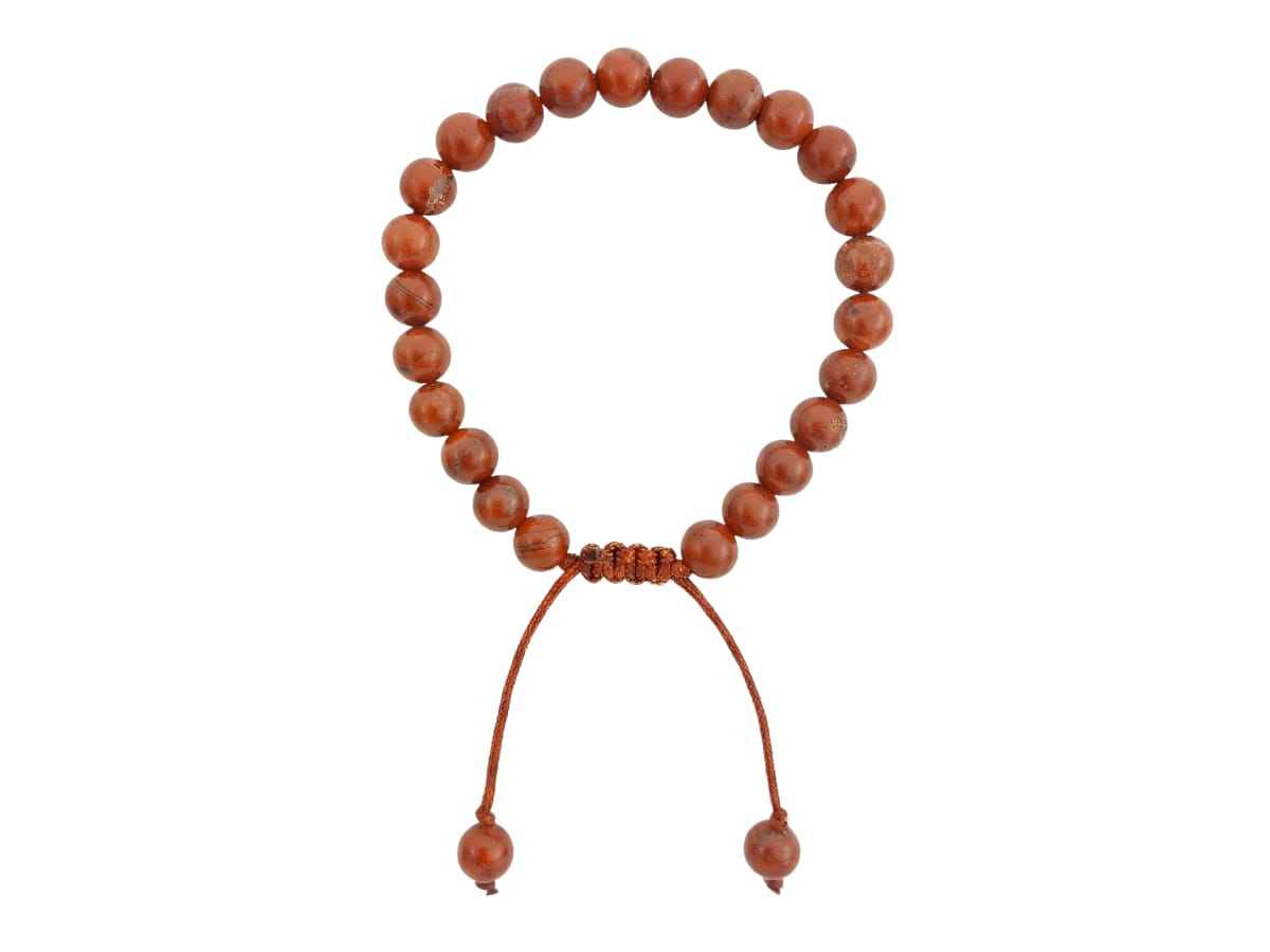 PULSERA ESFERAS JASPE ROJO