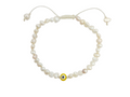 Pulsera de Perlas con Centro Ojo Turco - pulsera de piedras