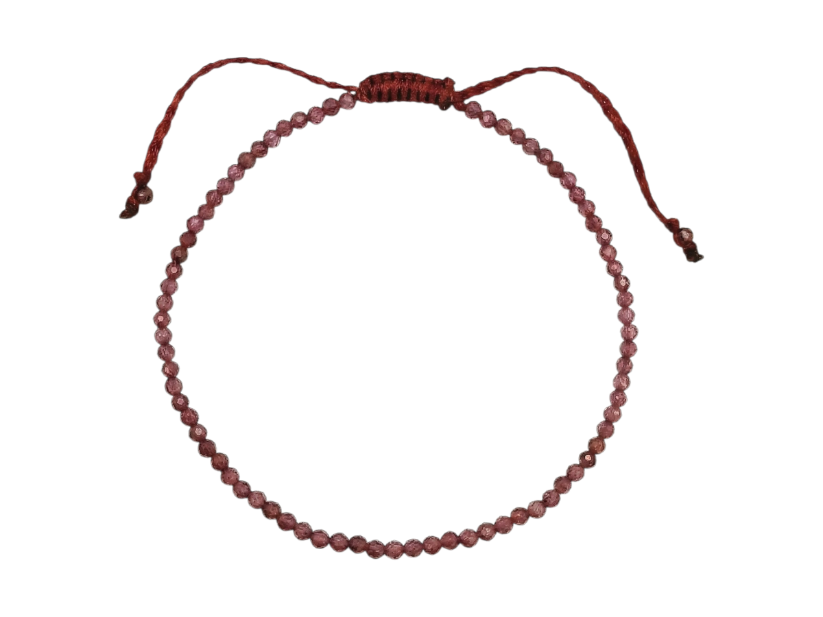 Pulsera de Granate - pulsera de piedras