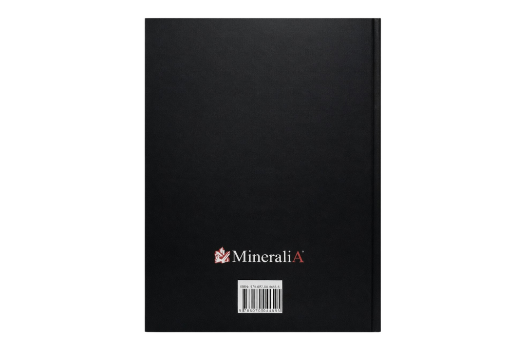 Libro Minerales de México - vista posterior