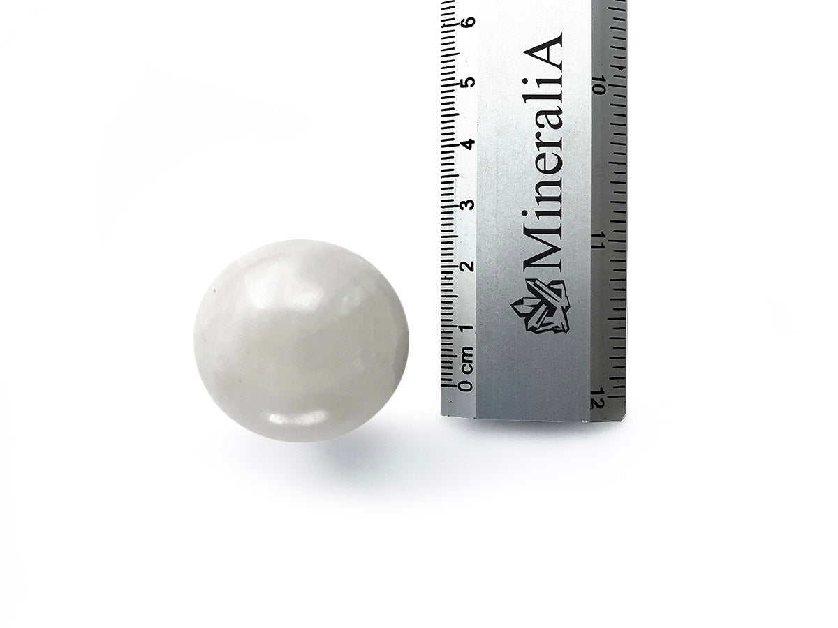 Esfera DE Cuarzo Blanco Lechoso Chica Pulida - Vista 2 | MineraliA