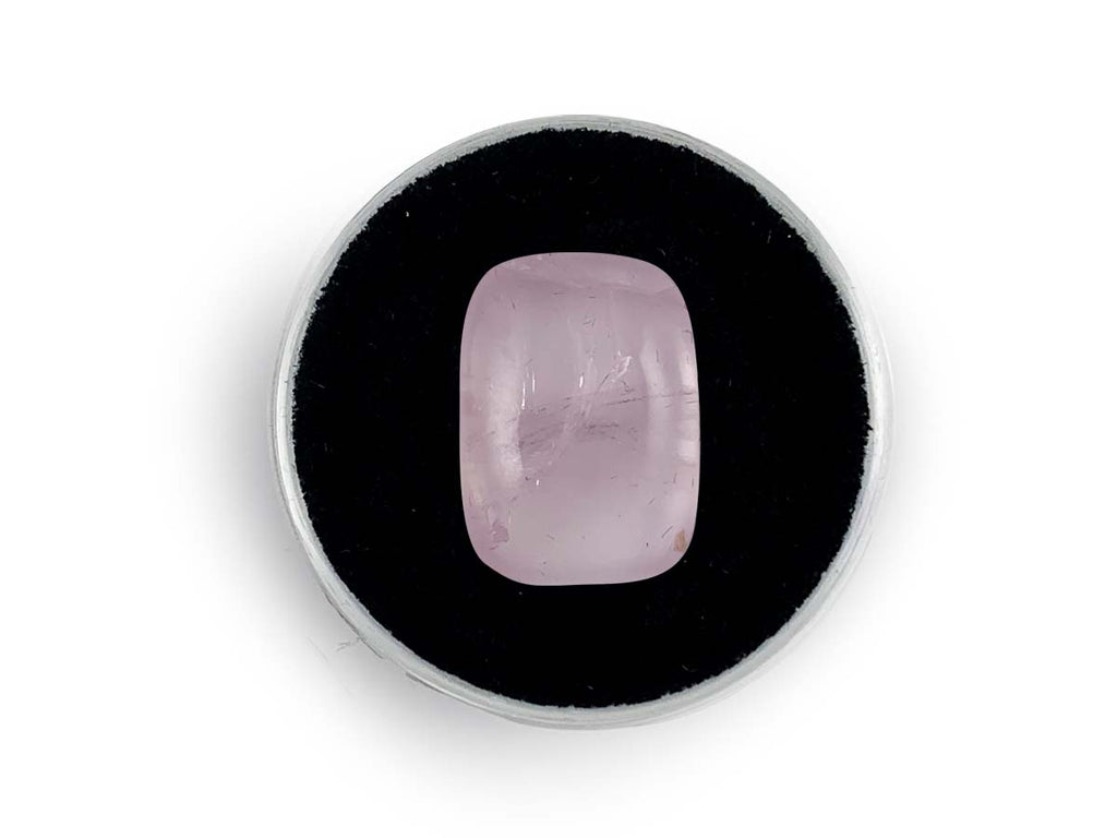 Cabujón de Cuarzo Rosa Chico - cabujón pulido