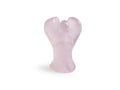 Figura Ángel de Cuarzo Rosa Chico Pulido - tallado en forma de ángel