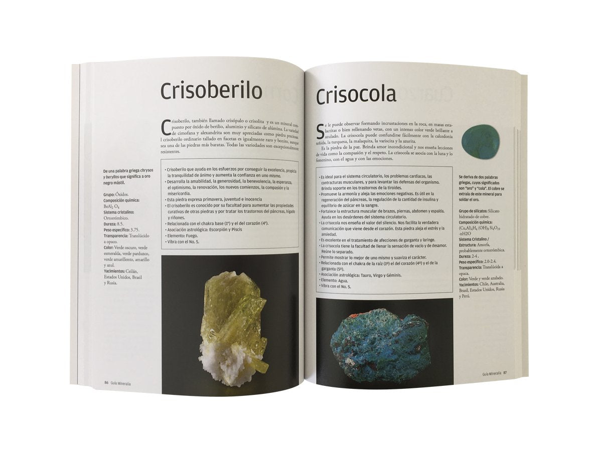 Libro Guía Mineralia De Minerales - Vista 2 | MineraliA