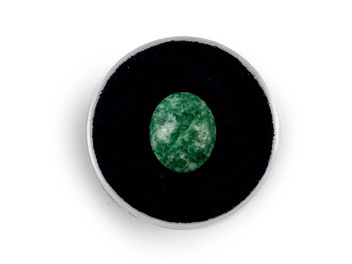 Cabujón Oval de Jaspe Oceánico - cabujón pulido