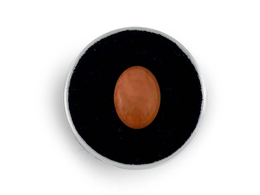 Cabujón de Venturina Naranja - cabujón pulido