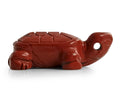 Figura Tortuga de Jaspe Pulida Chica - tallada en forma de tortuga