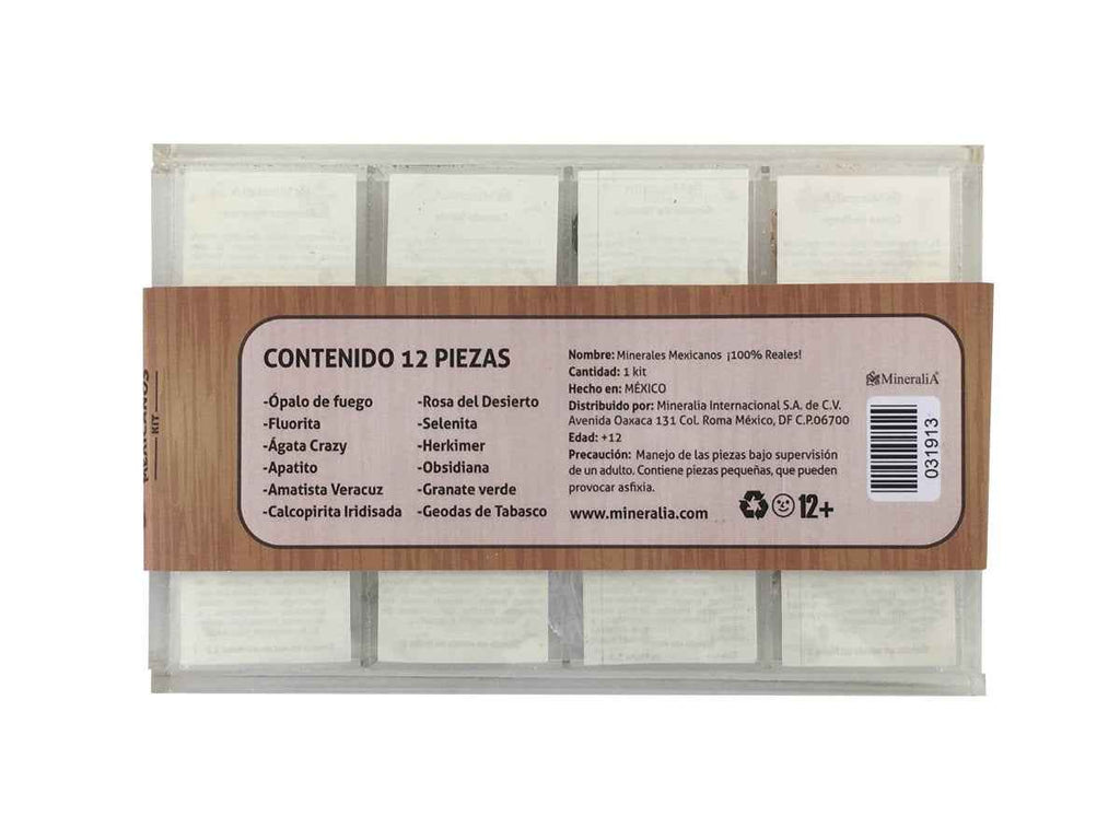 KIT 12 MINERALES MEXICANOS