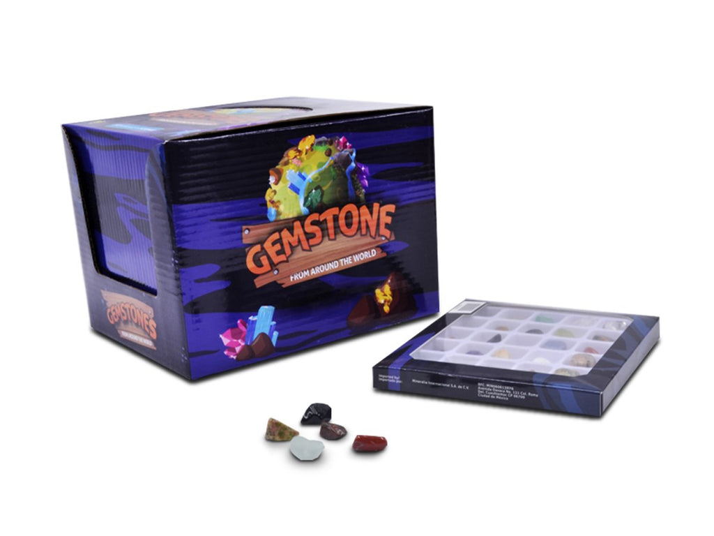 Kit Coleccionable De 25 Gemas Preciosas - Vista 1 | MineraliA