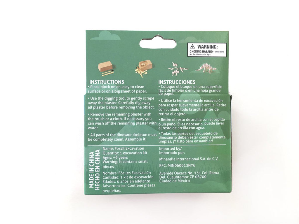 Esqueleto De Dinosaurio Por Descubrir Kit De Excavación - Vista 3 | MineraliA