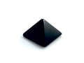 Pirámide Mini de Obsidiana Negra Brillada - en forma de pirámide