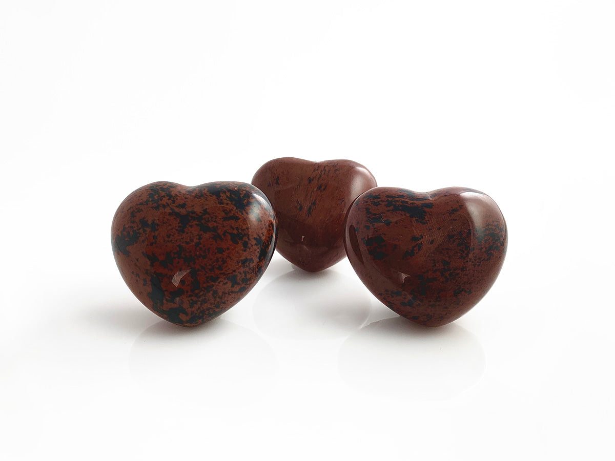 Corazón Puff Chico DE Obsidiana Marrón - Vista 1 | MineraliA