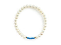 Pulsera DE Perlas Con Centro DE Turquesa Y Plata .925 | MineraliA