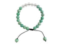 Pulsera de Amazonita y Cuarzo Blanco - pulsera de piedras