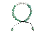 Pulsera de Amazonita y Cuarzo Blanco - pulsera de piedras