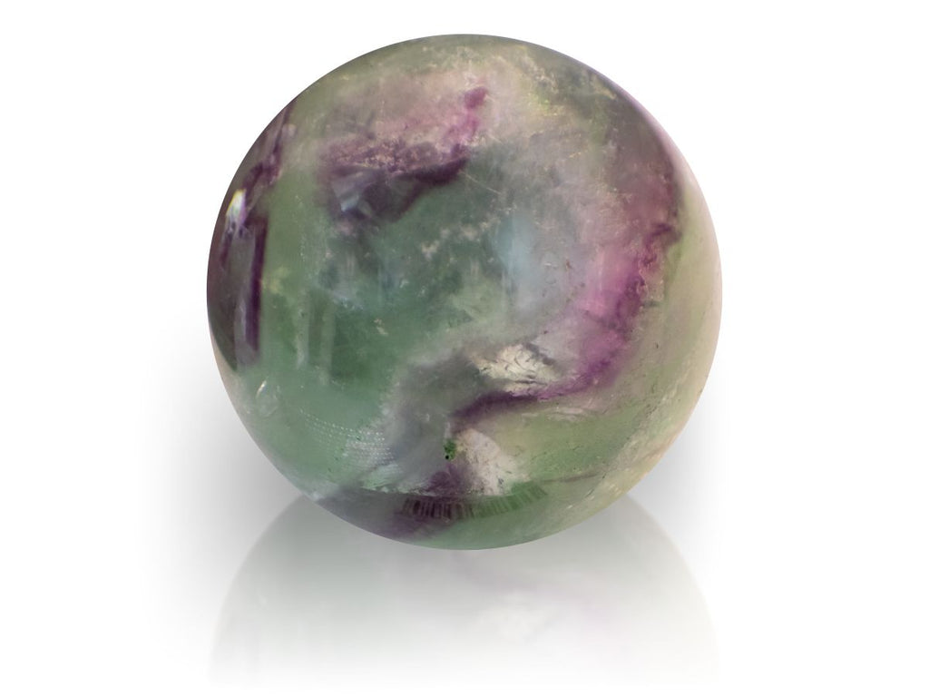 Esfera DE Fluorita Verde Pulida - Vista 2 | MineraliA