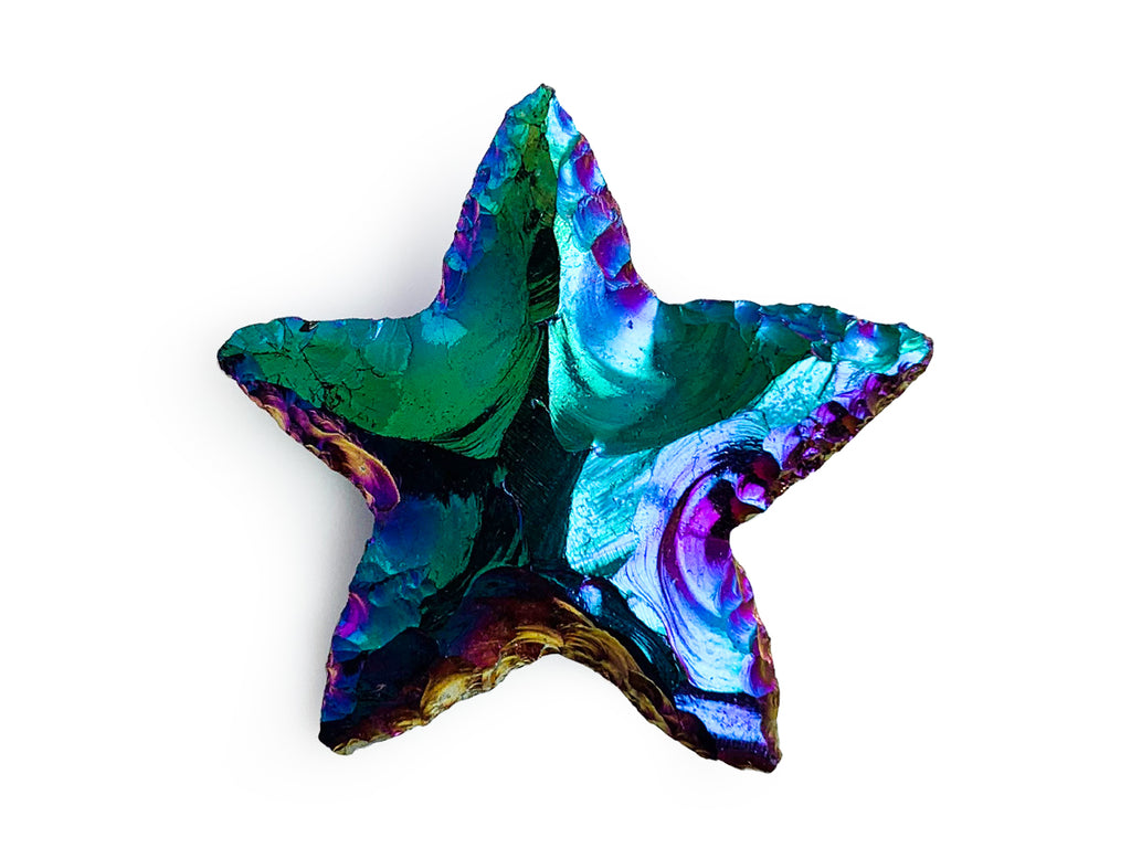 Estrella de Cuarzo Titanio Tallada - pieza natural | Mineralia
