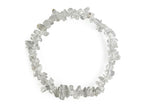 Pulsera Chips de Cuarzo Blanco Hilo Elástico - pulsera de piedras