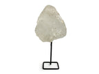 Pin Decorativo de Cuarzo Blanco en Base Metálica - pin decorativo
