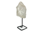 Pin Decorativo de Cuarzo Blanco en Base Metálica - vista lateral
