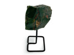 Pin Decorativo de Piedra Sangre en Base Metálica - detalle de textura y color