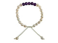 Pulsera Chakras Sahasrara de Perlas con Amatista - pulsera de piedras