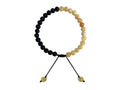 Pulsera Chakras Manipura de Ágata Mate con Calcita Amarilla - pulsera de piedras