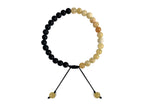 Pulsera Chakras Manipura de Ágata Mate con Calcita Amarilla - pulsera de piedras