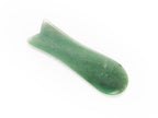 Gua-sha "cola de Pez" de Venturina Verde - pieza natural | Mineralia