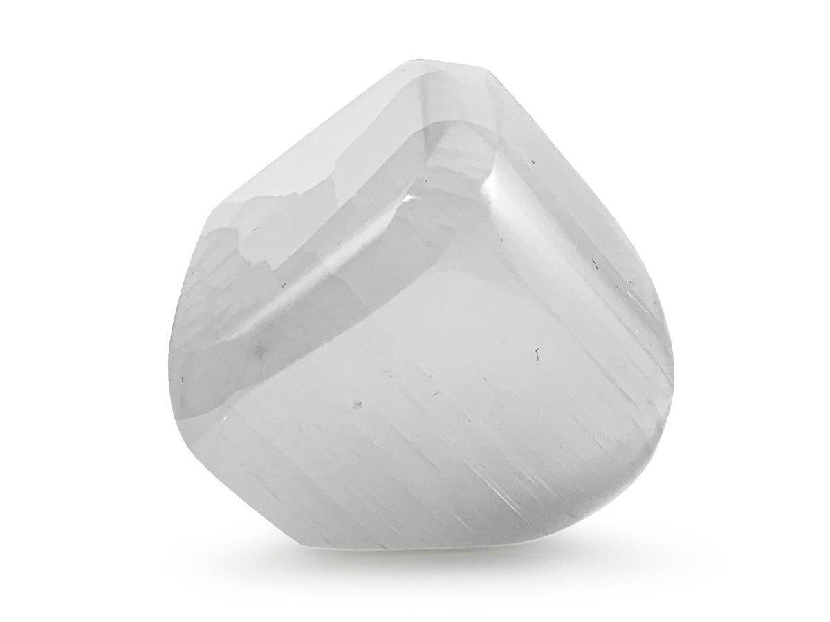 Cubo DE Selenita Blanca Chico - Vista 2 | MineraliA