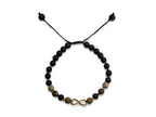 Pulsera Infinito de Obsidiana para Caballero - pulsera de piedras